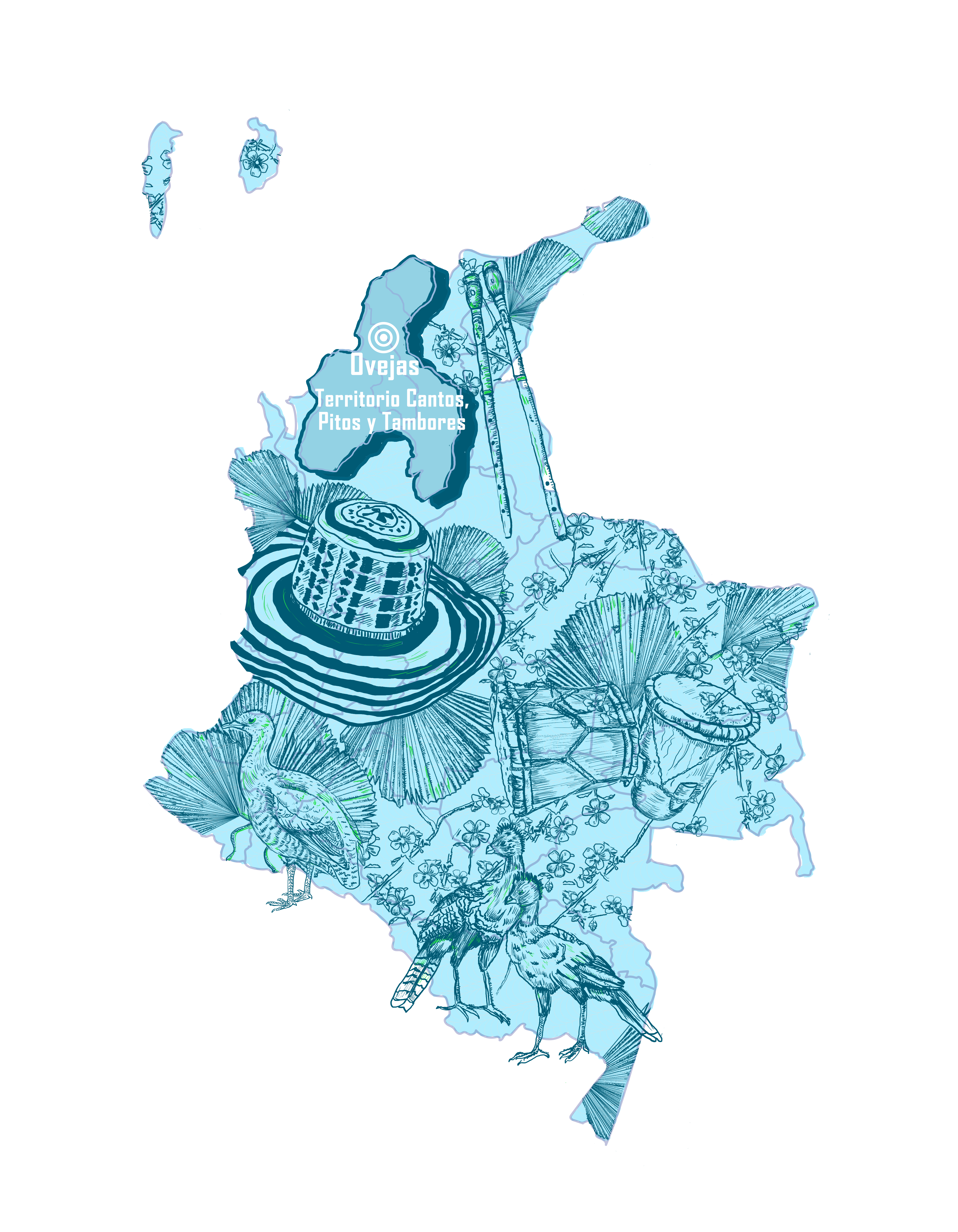 mapa Gaiteros Ovejas